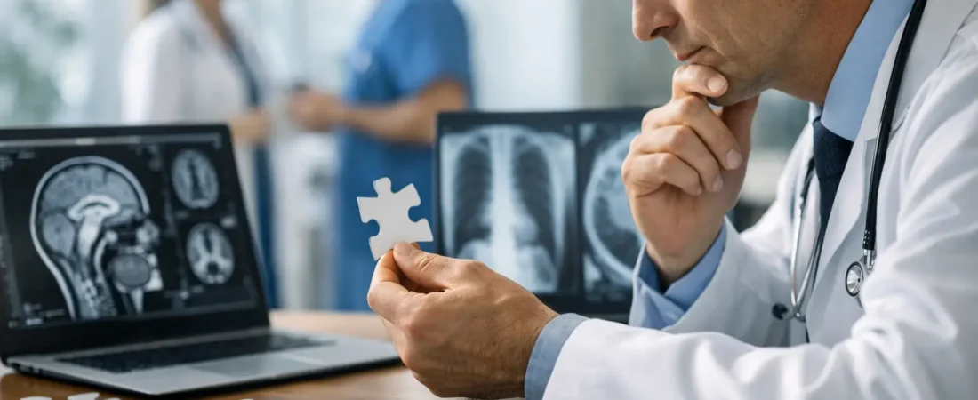 How Doctors Solve Diagnostic Puzzles in Real Cases