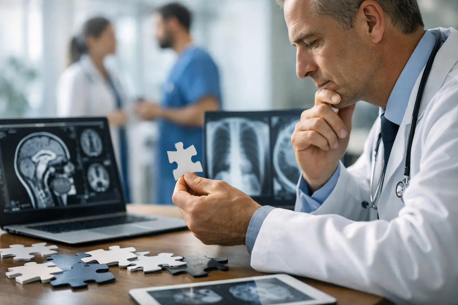 How Doctors Solve Diagnostic Puzzles in Real Cases